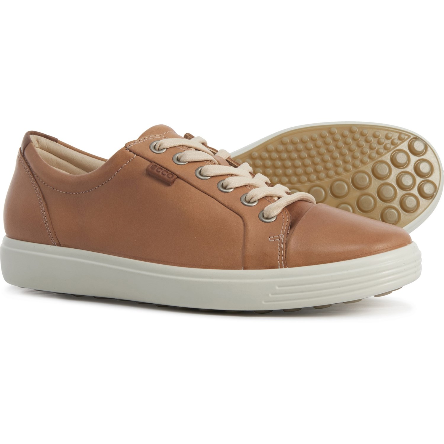 ecco womens leather sneakers