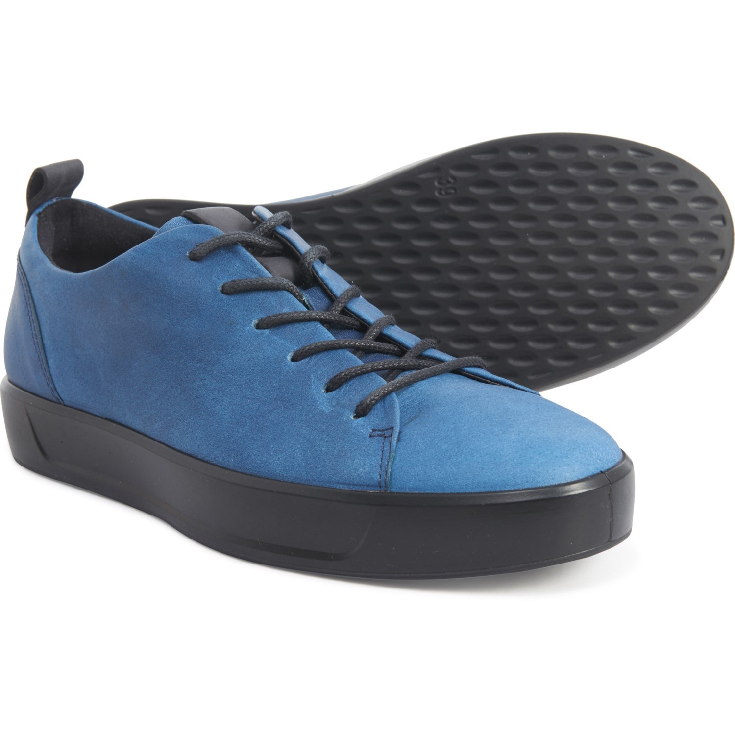 ecco mens blue shoes