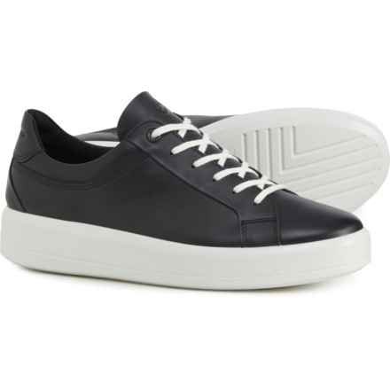 ECCO Soft 9 II Sneakers - Leather (For Women) in Black