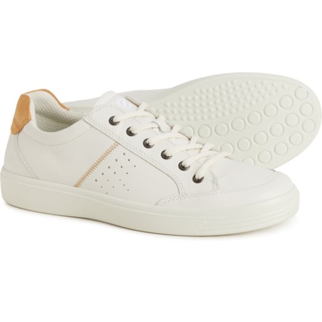 ECCO Soft Classic Sneakers - Leather (For Men) in White/Lion