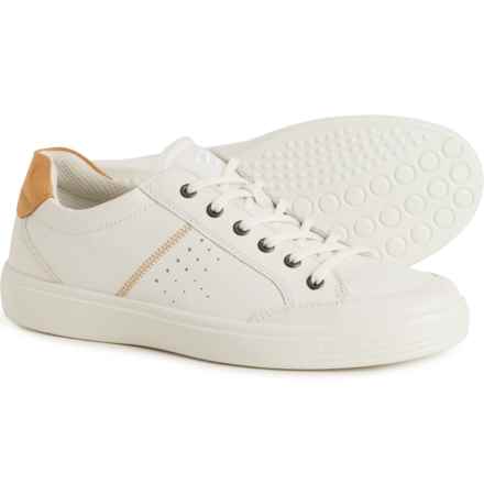 ECCO Soft Classic Sneakers - Leather (For Men) in White/Lion