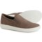 ECCO Soft Classic Sneakers - Nubuck, Slip-Ons (For Women) in Dark Clay