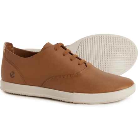ECCO Travel Sneakers - Leather (For Men) in Camel