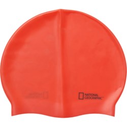 ECO Boys and Girls Solid Swim Cap in Red