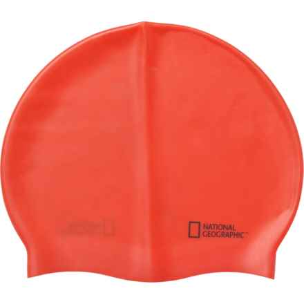 ECO Solid Swim Cap (For Boys and Girls) in Red - Closeouts