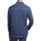 169TM_2 Ecoths Black Rock Shirt - Organic Cotton, Zip Neck, Long Sleeve (For Men)