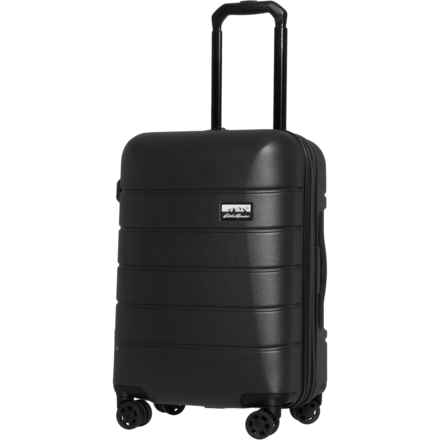 Eddie Bauer 22” Glacier Carry-On Spinner Suitcase - Hardside, Expandable, Carbon in Carbon
