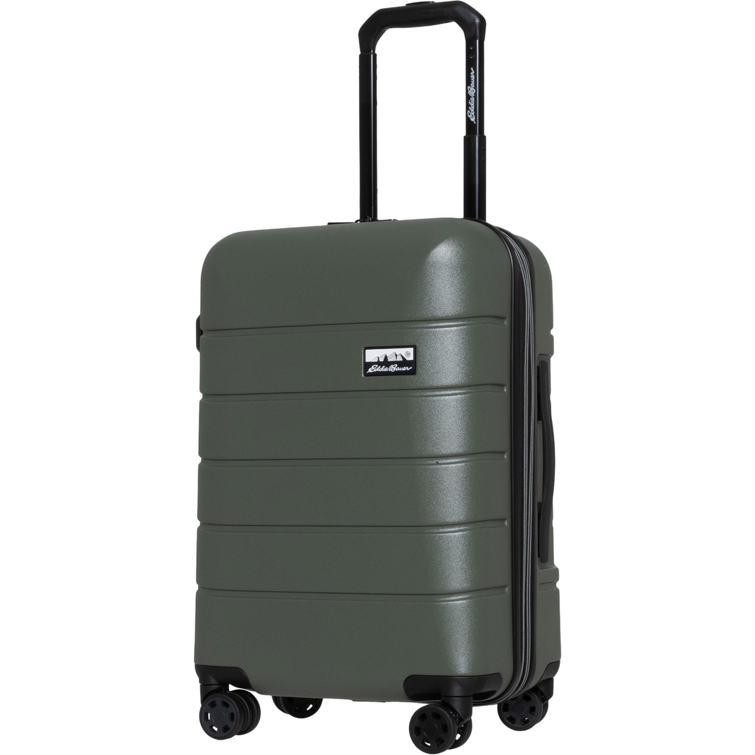 (取寄) エディーバウアー 22インチ グレイシャー キャリーオン スピナー スーツケース - ハードサイド, エクスパンダブル, スプリッグ Eddie Bauer 22” Glacier Carry-On Spinner Suitcase - Hardside, Expandable, Sprig  Sprig Eddie Bauer 22” Glacier Carry-On Spinner Suitcase - Hardside