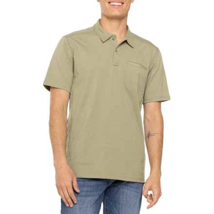 Eddie Bauer Adventurer Polo Shirt - UPF 50+, Short Sleeve in Eucalyp