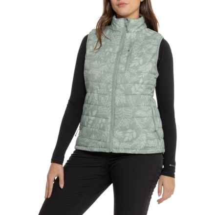 Eddie Bauer Alpine Packable Vest in Chinois Green Leafy