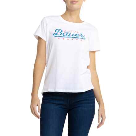 Eddie Bauer Americana Graphic T-Shirt - Short Sleeve in White