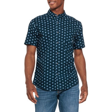 Eddie Bauer Baja Printed Shirt - Short Sleeve - Save 33%