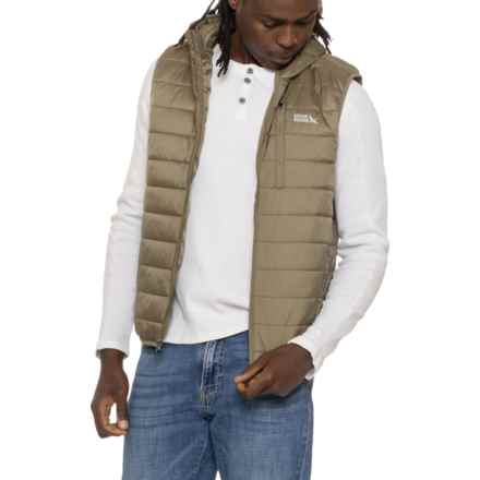 Eddie Bauer Baywood Hooded Vest - Insulated in Covert Green