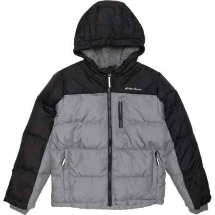 Eddie Bauer Big and Little Boys Classic Down Jacket in Iron