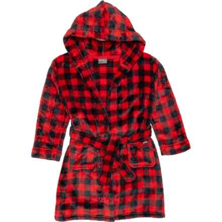 Eddie Bauer Big and Little Boys Quest Fleece Robe - Long Sleeve in Carnation