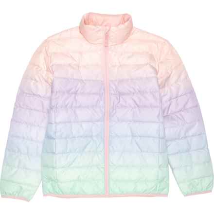 Eddie Bauer Big and Little Girls Cirruslite Down Jacket - Insulated in Blush
