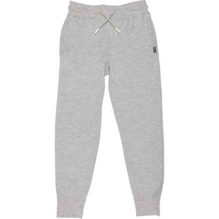 Eddie Bauer Big and Little Girls Cozy Camp Joggers in Grey Heather