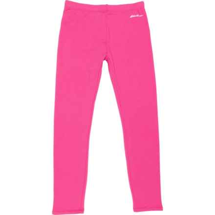Eddie Bauer Big and Little Girls Rock Hopper Plush Leggings in Azalea