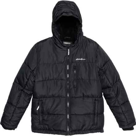 Eddie Bauer Big Boys Faux Shearling Lined Jacket - Insulated in Black