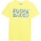 Eddie Bauer Big Boys Sea Spray Graphic Rash Guard - Short Sleeve in Bright Yellow