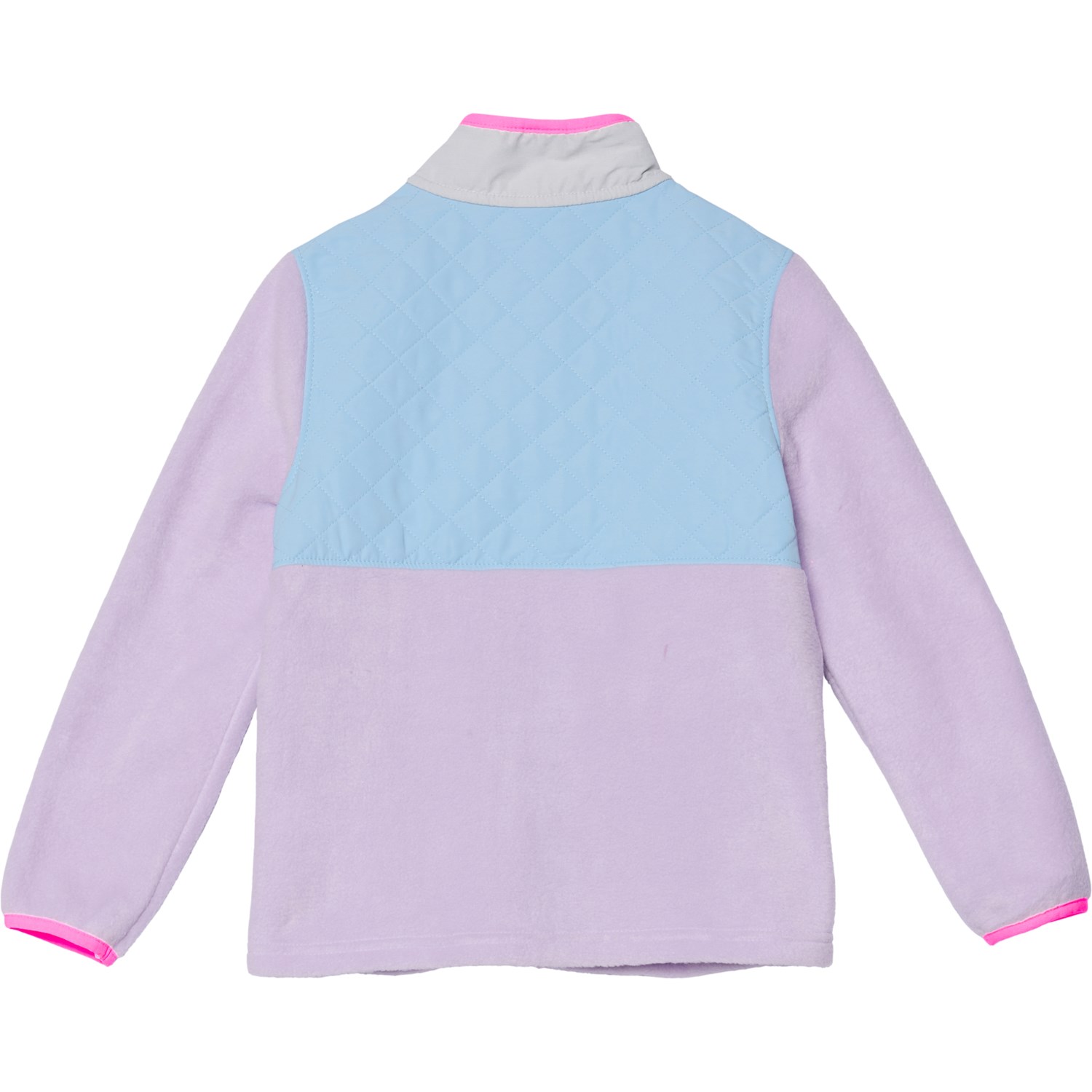 (取寄) エディーバウアー ビッグ ガールズ ミックス メディア ジャケット Eddie Bauer Big Girls Mix Media Jacket  Canal Blue Eddie Bauer Big Girls Lightweight Mix Media Fleece Jacket - Save 33%