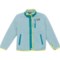 Eddie Bauer Big Girls Mix Media Jacket in Canal Blue