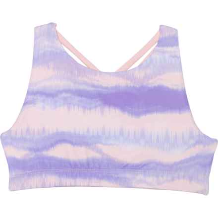 Eddie Bauer Big Girls Trail Sports Bra - Medium Impact in Blush