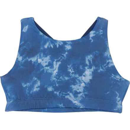 Eddie Bauer Big Girls Trail Sports Bra - Medium Impact in Bright Navy