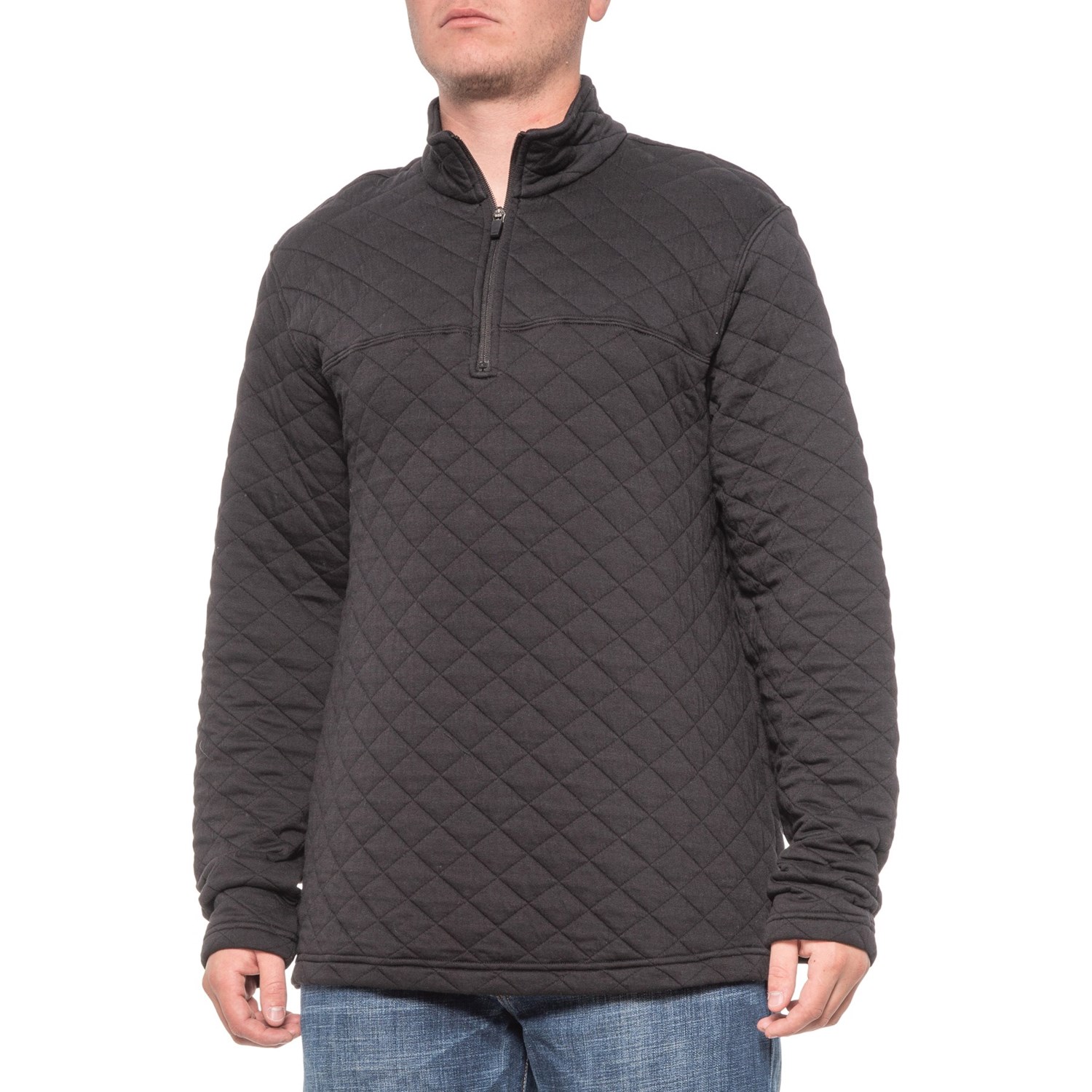 Eddie Bauer Black DiamondQuilted Pullover Shirt (For Men) Save 75