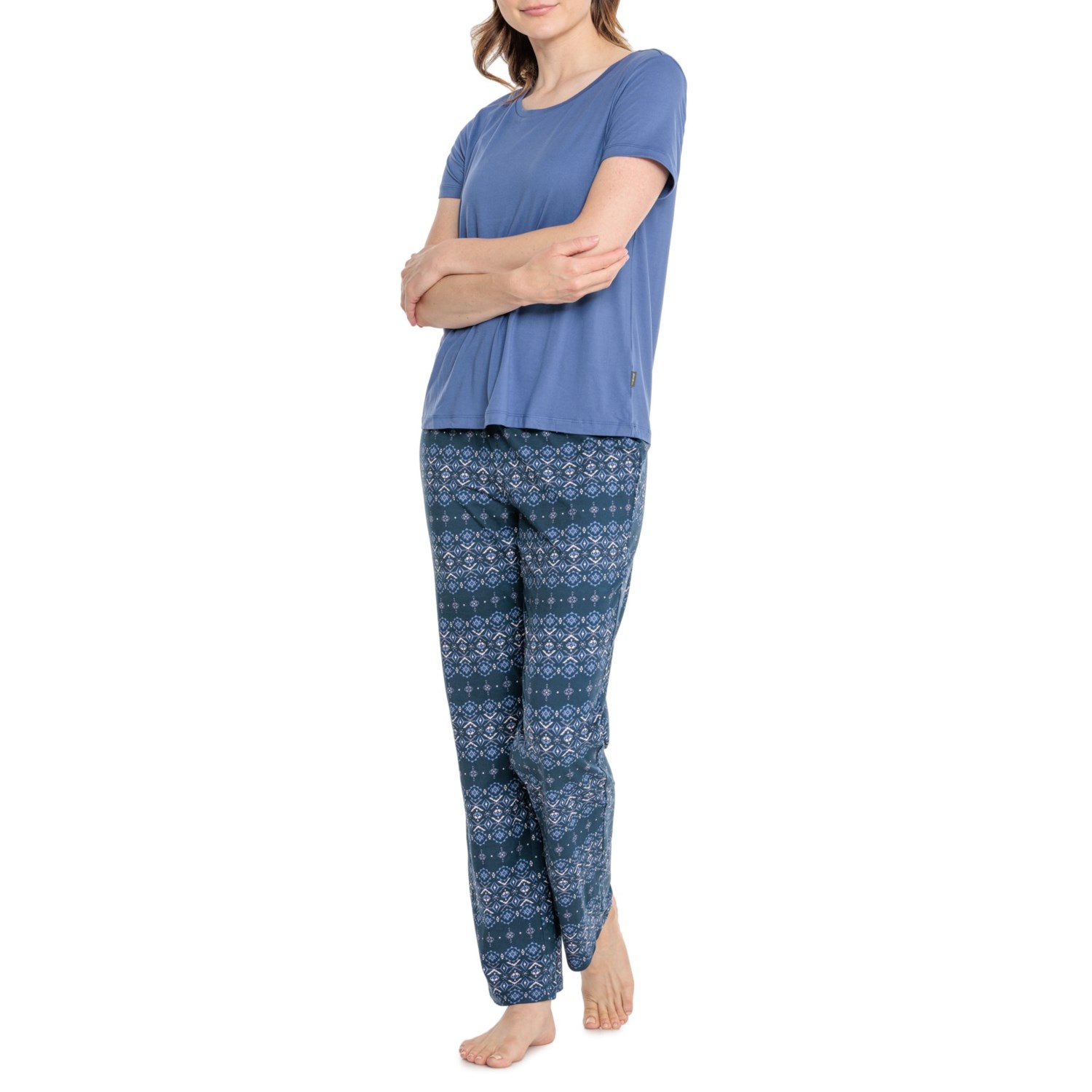 Eddie Bauer Bliss Knit Pajamas - Short Sleeve - Save 53%