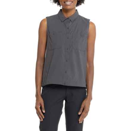 Eddie Bauer Boulder Trail Shirt - UPF 30, Sleeveless in Carbon