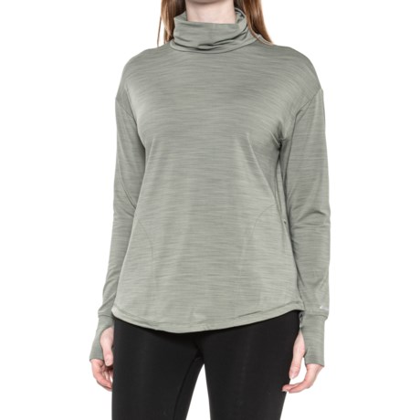 Eddie Bauer Calladium Cowl Neck Shirt - Long Sleeve in H. Shadow