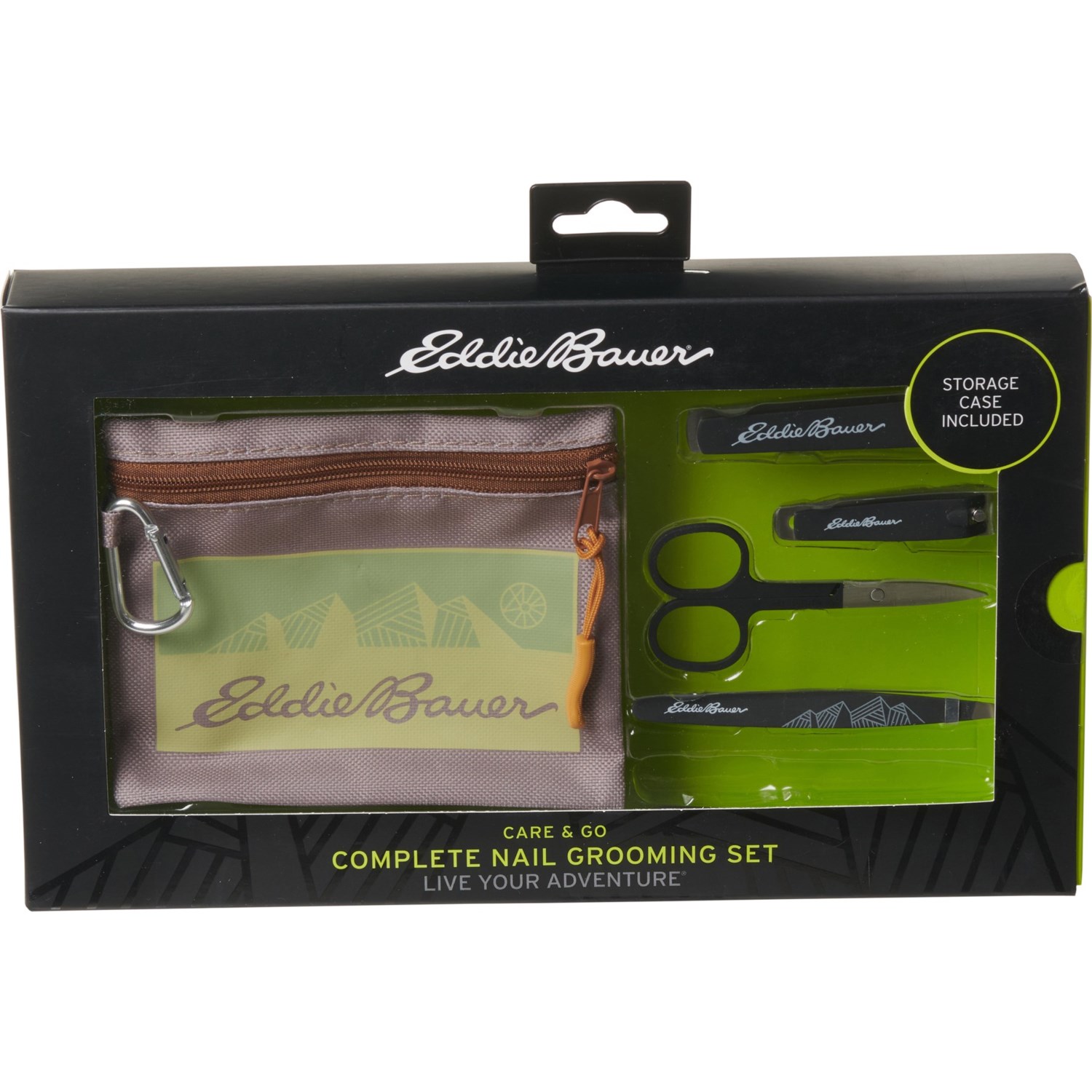 Eddie Bauer Care and Go Complete Nail Grooming Set with Storage Pouch