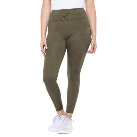 Eddie Bauer Cargo Leggings in Olive Night