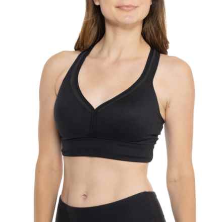 Eddie Bauer Chalice Sports Bra - High Impact, Racerback in Black