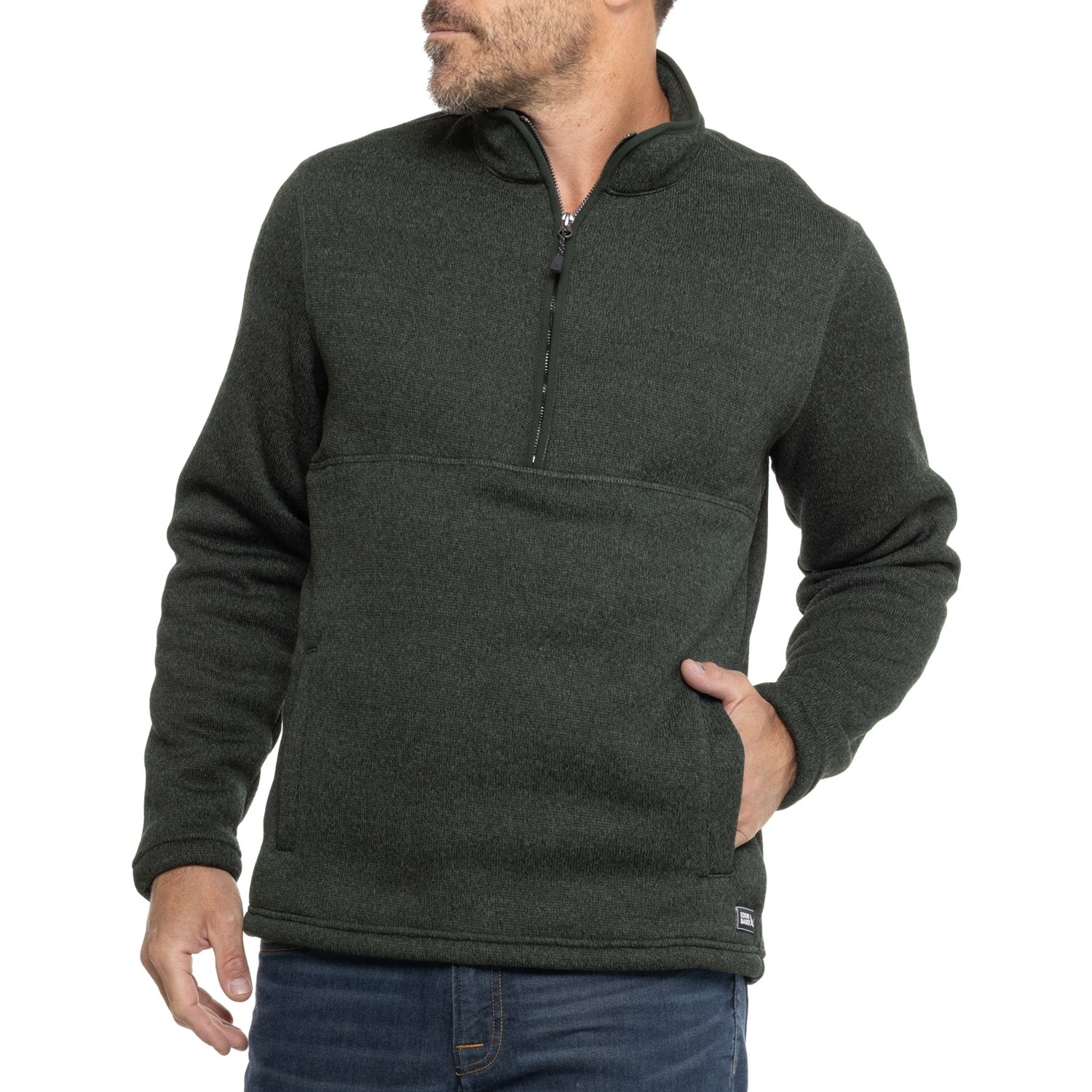 Eddie Bauer Channel Sweater - Zip Neck - Save 55%