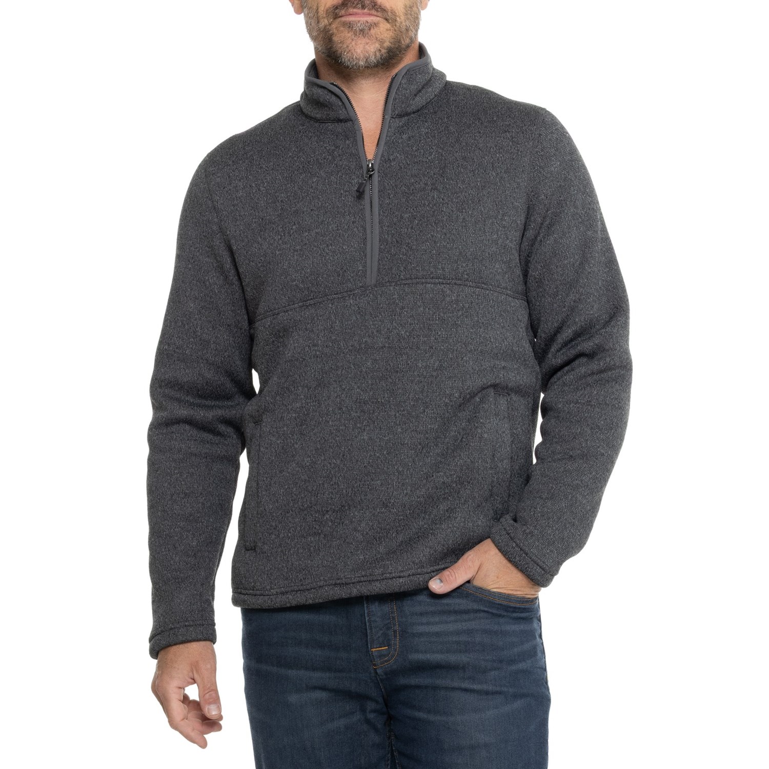 (取寄) エディーバウアー チャンネル セーター - ジップ ネック Eddie Bauer Channel Sweater - Zip Neck  H. Turbulence Eddie Bauer Channel Sweater - Zip Neck - Save 55%