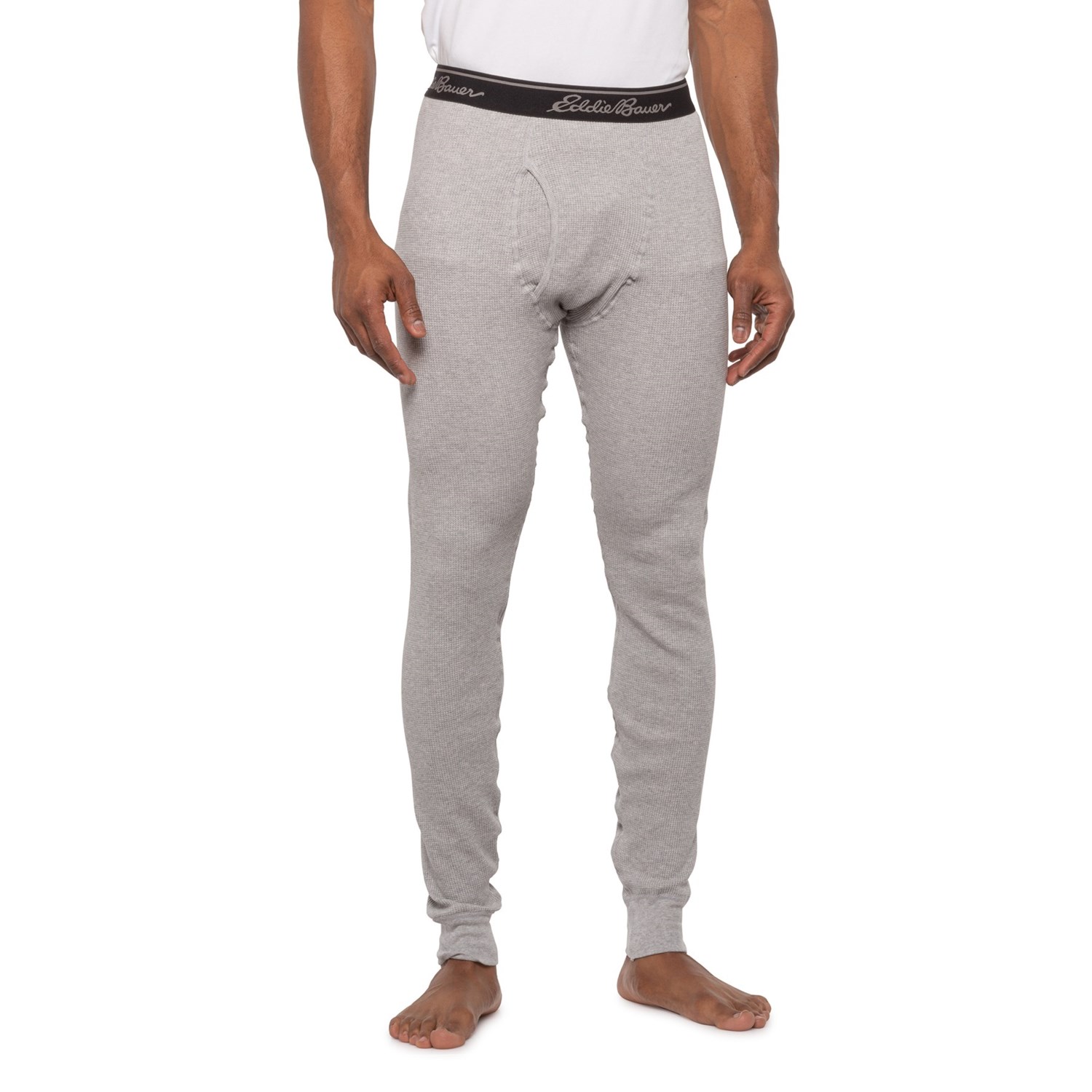 Eddie Bauer Classic Waffle-Knit Base Layer Pants (For Men) - Save 43%