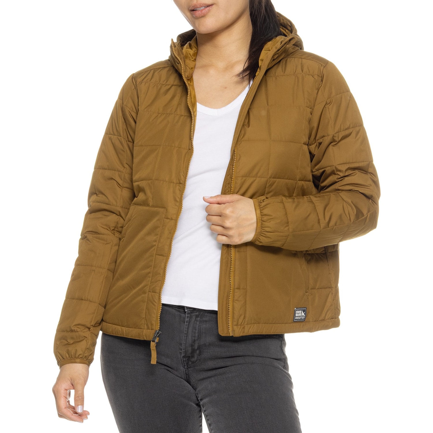Eddie Bauer Cross Town Hooded Jacket - Insulated - Save 73%