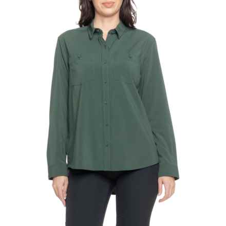 Eddie Bauer Departure 3.0 Shirt - UPF 50+, Long Sleeve in Dk Hunter