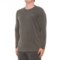 Eddie Bauer Explorer Fleece Merino Wool Base Layer Top - UPF 50, Long Sleeve in Heather Grey