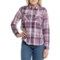 Eddie Bauer Firelight Flannel Shirt - Long Sleeve in Hyacinth