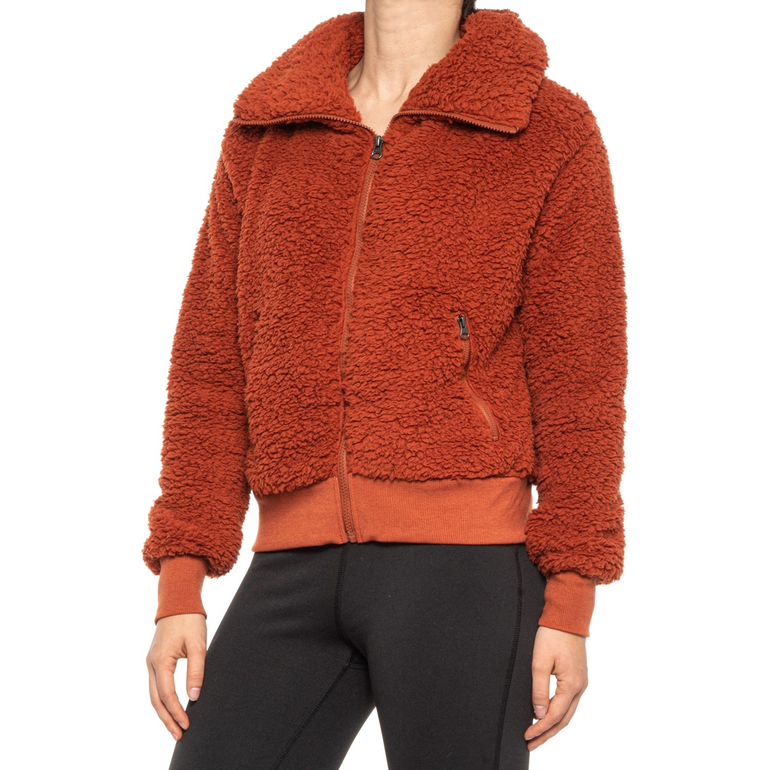 sherpa bomber jacket womens