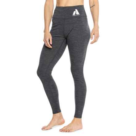 Eddie Bauer First Ascent 150 Base Layer Leggings - UPF 50, Merino Wool in Dark Grey Heather