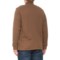 1XGUY_3 Eddie Bauer Fleece Henley Shirt - Faux-Shearling Lined, Long Sleeve