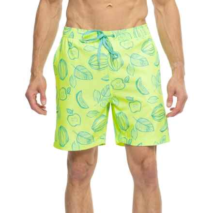 Eddie Bauer Fruit Volley Shorts - UPF 50 in Citrus - Closeouts