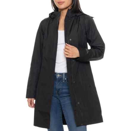Eddie Bauer Girl On the Go Trench Coat - Waterproof in Black