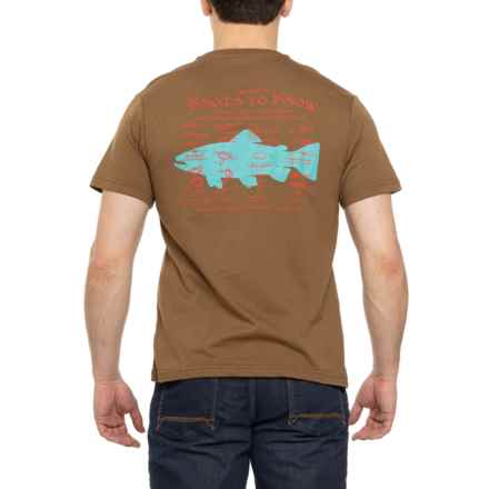 Eddie Bauer Graphics Eddie’s Fishing Camp T-Shirt - Short Sleeve in Hazelnut