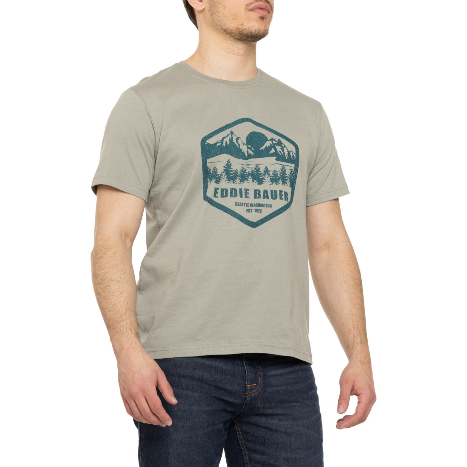 Eddie Bauer Graphics Throwback Camp T-Shirt - Short Sleeve - Save 60%