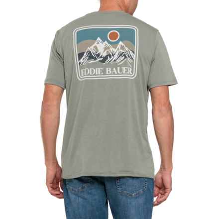 Eddie Bauer Grove T-Shirt - Short Sleeve in Heather Agave Green